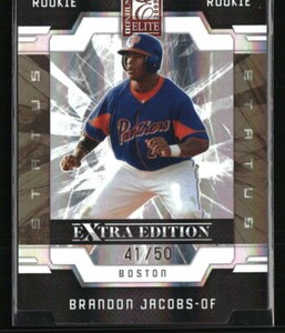 Brandon Jacobs 2009 Donruss Elite Extra Edition #111 Baseball Card /50