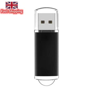 CW10029 High Speed USB 2.0 Flash Drive Clear Cap Thumb Drive (128MB Black) - Afbeelding 1 van 5