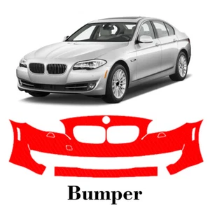 Front bumper PreCut PPF Paint Protection Film For BMW 5 Series 2011-2013 - Picture 1 of 6