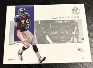 2001 Upper Deck SP Authentic Mike Anderson - Picture 1 of 2