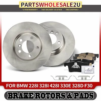 Rotor de freno de disco delantero y pastilla de freno de cerámica para BMW 228i 328i 328d xDrive 329,8 mm Foto 1 de 4