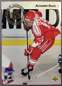 1992-93 Upper Deck 93 World Juniors #587 Alexandre Daigle Ottawa Senators RC - Foto 1 di 1