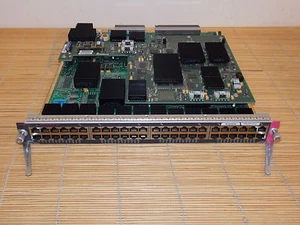 Cisco WS-X6748-GE-TX 48-Port GIGABIT Catalyst Switch Module + WS-F6K-DFC4-A - Bild 1 von 1
