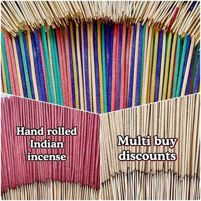Indian Incense Sticks Strong Aroma Export Grade Joss Sticks buy 2+ SAVE 20% - Image 1 of 4