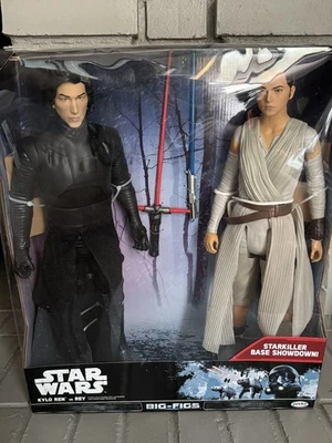 Figuras de acción 2016 Star Wars Big-Figs: Starkiller Base Showdown Kylo Ren vs Rey Foto 1 de 4