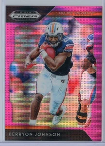 2019 Panini Prizm Draft Picks 57 Kerryon Johnson Pink Pulsar - Picture 1 of 2