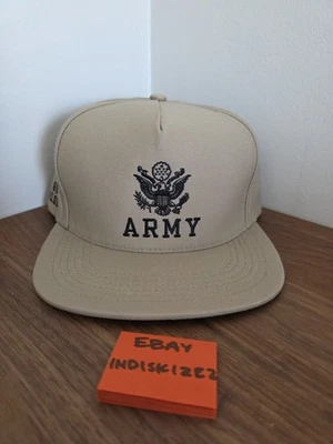 Кепка бейсболка Supreme Army для лагеря желтовато-коричневая хаки бежевая - Изображение 1 из 4