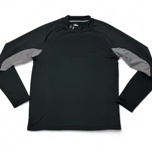 Under Armour Shirt Mens XL Black Gray Long Sleeve Performance Base Layer Top - Picture 1 of 11