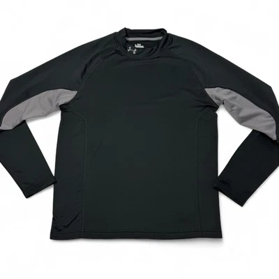 Under Armour Shirt Mens XL Black Gray Long Sleeve Performance Base Layer Top - Image 1 of 4
