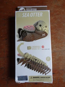 Eugy Dodoland SEA OTTER 3D Cardboard Model Kit No. 60 NEW in Box - Picture 1 of 3
