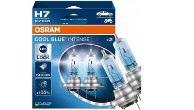 Leistungsstarke Autoglühlampe OSRAM  Cool Blue Intense H7 5000K SET - Bild 1 von 3