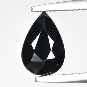 💎 1.09ct 7.3x5mm Pear Natural Dark Bluish Purple Spinel - Tanzania Gemstone - Picture 1 of 4