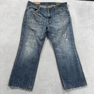 Vintage Gap 1969 Jeans Mens 38x30 Blue Dark Wash Cotton Straight Fit Y2K Retro - Image 1 of 4