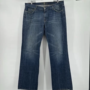 Seven 7 For All Mankind Herrenjeans Größe 40 x 33 Bootcut Baumwollmischung USA - Bild 1 von 17
