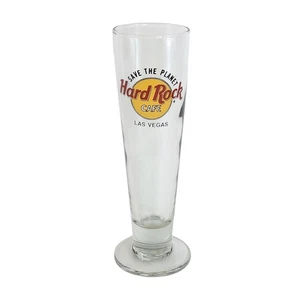 Hard Rock Cafe Las Vegas Long Tall Pilsner Bierglas - Bild 1 von 3