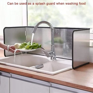 Durable Folding Oil Splash Shield Fireproof Kitchen Protector for Safe Cooking # - Picture 1 of 9