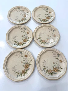 Mikasa Avante Fe 903 Napoli 11" Set 6 piatti floreali Giappone - Foto 1 di 6