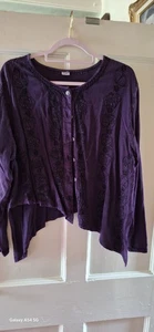 Purple Goth Style Short Jacket - Picture 1 of 7