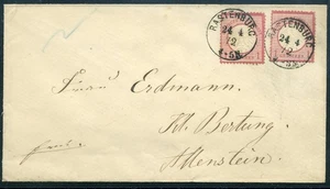 891007) DR Brustschild MeF Nr. 4 auf Blg mit K1 Rastenburg - Bild 1 von 1