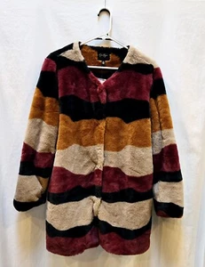 Jessica Simpson Multi Marleigh Soft Coat Sweater Jacket - Picture 1 of 8