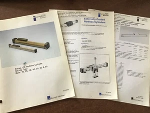 Series 170 Rodless Cylinder Catalog and Pamphlets ~Rexroth Mecman ~ 28 pages - Picture 1 of 10