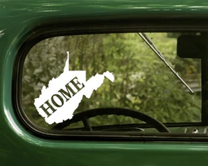 2 CALCOMANÍAS PARA EL HOGAR DE VIRGINIA OCCIDENTAL Adhesivo de mapa para parachoques de ventana de auto camión portátil autocaravana - Imagen 1 de 1