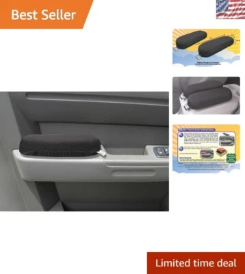 Automotive Midnight Black Plush Foam Cushions - Improve Comfort on Long Drives - Imagem 1 de 4