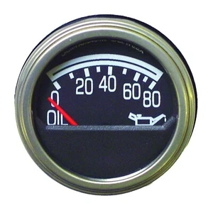 Crown J5750279 Oil Pressure Gauge 0-80 PSI for 79-86 Jeep CJ5 CJ7 CJ8 Scrambler - Picture 1 of 3