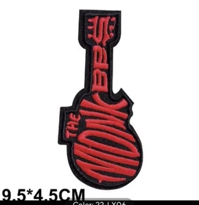 Monkeys Guitar πΈ Patch β Iron On Badge Embroidered Motif - Music Rock Band - Picture 1 of 1