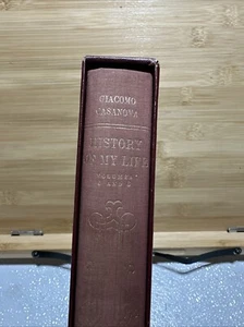 Giacomo Casanova History of My Life Volumes 5 and 6 Vintage Set slipcover 1966 - Imagen 1 de 14