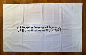 Vintage 1995 The BREEDERS digest fan club pillowcase 90s Pixies Nirvana NOS