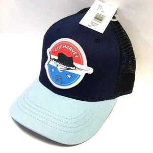 RARE NEW w/ TAGS GUY HARVEY SWORDFISH HAT Red White & Blue Adjustable Strapback - Picture 1 of 6