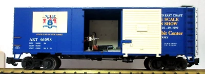 Aristo-Craft ART46098  Box Car 1999 East Coast Large Show w/ FLASHING REAR LIGHT - Image 1 of 4