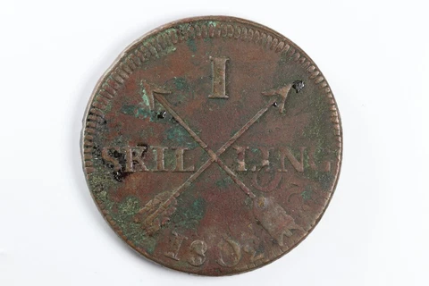 Sweden 1802 1 One Skilling Large Copper Cover