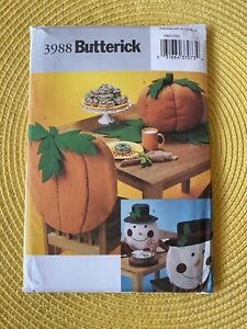 Vintage Uncut Sewing Pattern For Chair Covers Pumpkins Snwmn NEW OLD STOCK Craft