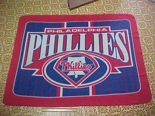 Philadelphia Phillies MLB 53" x 42 1/2" Blanket Throw / Banner ~ 100% Polyester - Image 1 of 2