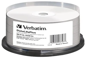 0023942437437 Verbatim DataLifePlus BD-R 25 GB 25 sztuk Verbatim - Zdjęcie 1 z 2