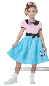 New 50's Sock Hop Dress Girl Costume Small 6-8 yrs - Picture 1 of 1
