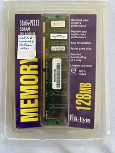 128MB PC133 168 PIN DIMM SDRAM MEMORY MODULES 128 Megabyte 16x64 PC-133 Non-ECC - Picture 1 of 7