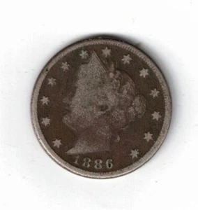 1886 Liberty V Nickel KEY DATE!! NICE COIN!! - Picture 1 of 2