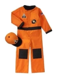 NWT GYMBOREE ASTRONAUT SPACE FLIGHT SUIT COSTUME WITH HAT 5 6 HALLOWEEN DRESS UP - Picture 1 of 3