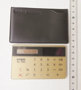 Calculatrice Casio SL-760 Solaire Film Card - vintage - Photo 1/3