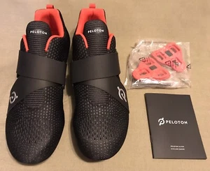 2022 Peloton Altos Cycling Shoes BS03-01UB Black Red Size 10.5 - Picture 1 of 16