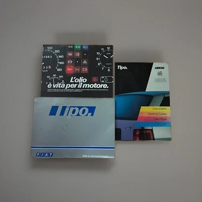Libretto uso e Manutenzione Fiat Tipo  + Altri 2 Sempre Della Stessa Come Nuovi - Immagine 1 di 2