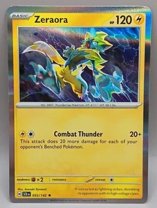 Zeraora 055/142 Holo Rare Pokémon Stellar Crown NM - Picture 1 of 1