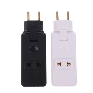 1PC 4 In 1 Wall Outlet Extension EU Electrical Socket 180 Degree Plug Adapter - Afbeelding 1 van 14