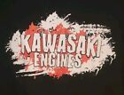 KAWASAKI ENGINES - Black TShirt Size: 2XL Vguc 