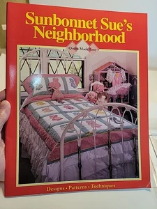 Sunbonnet Sue's Neighborhood 9 Quilting Pattern Book Oxmoor House  - Picture 1 of 11