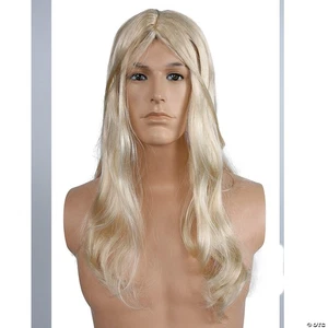 Peluca John Smith Larga Rubia Colonial Pionero Disfraz Adulto Hombre Teatro Juegos con disfraces - Imagen 1 de 4