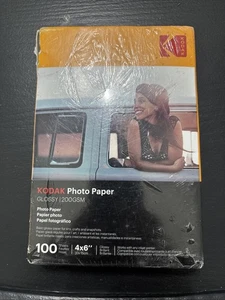 Papel Fotográfico Brillante Kodak 4" x 6" 100 Hojas/Paquete (41180) - Imagen 1 de 3